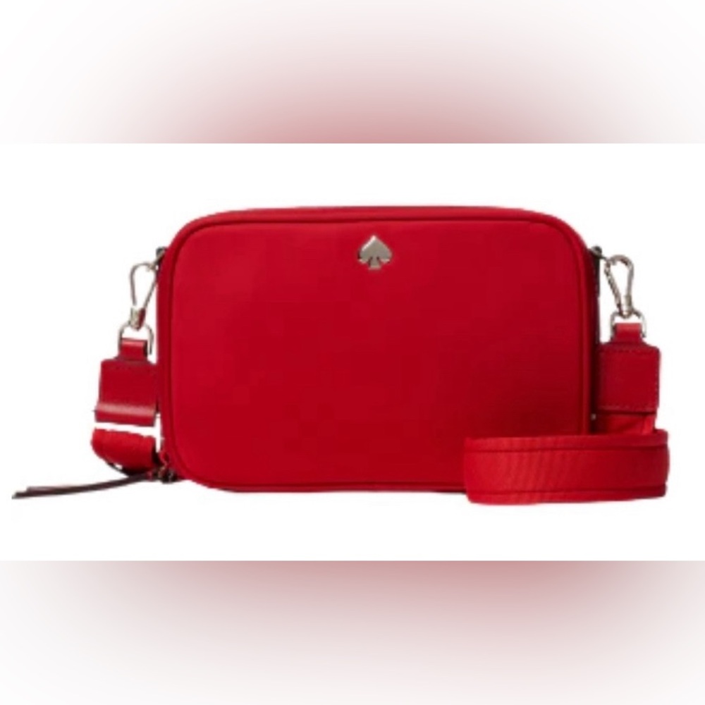 NWT MSRP $229 Kate Spade Jae Small Camera Bag Favourite Red